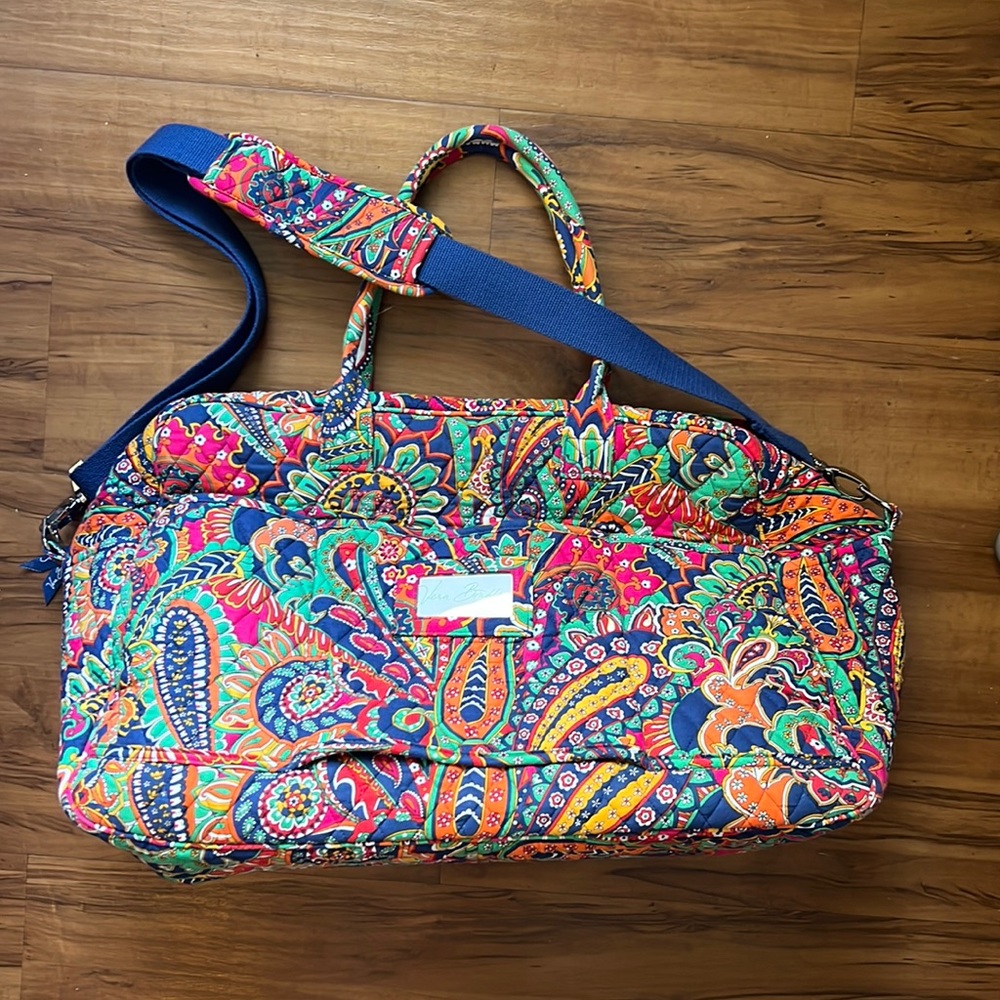 Vera Bradley Weekender Bag with strap
